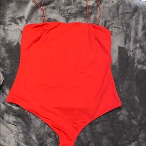 Dynamite Red Bodysuit